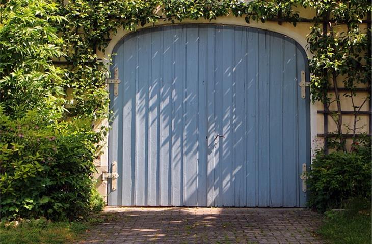 small hinged door