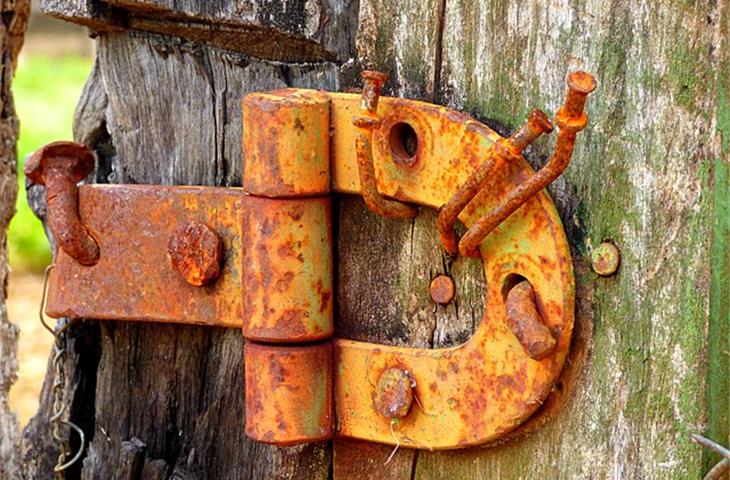 heavy hinges gate