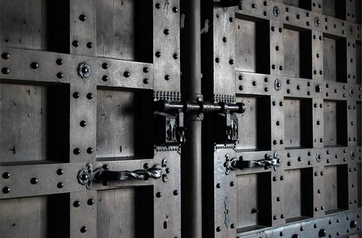 door lock panel